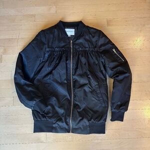 Katherine Barclay Black bomber Jacket, S,  CB2187